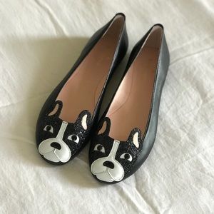 Kate Spade Winthrop puppy flats